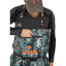 Полукомбинезон забродный NORFIN PILOT CAMO BOOTFOOT р.45-XL-S с сапогами резина 83400-45-XL-S